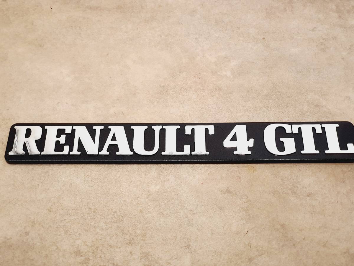 ルノー・4 キャトル テールゲートエンブレムGTL拍卖