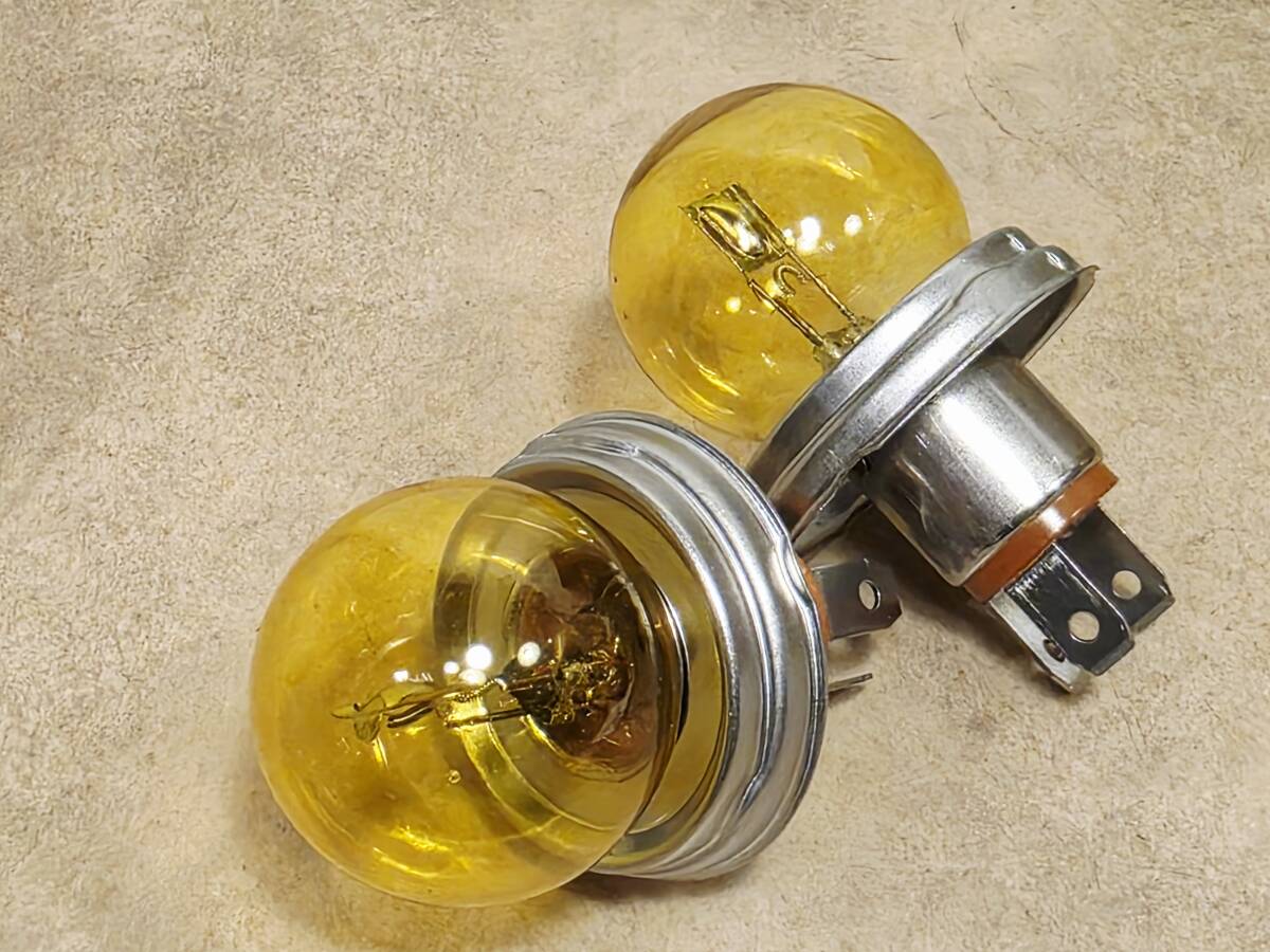 H4E12V 45/40W R2イエロー 欧州車用2個セット拍卖