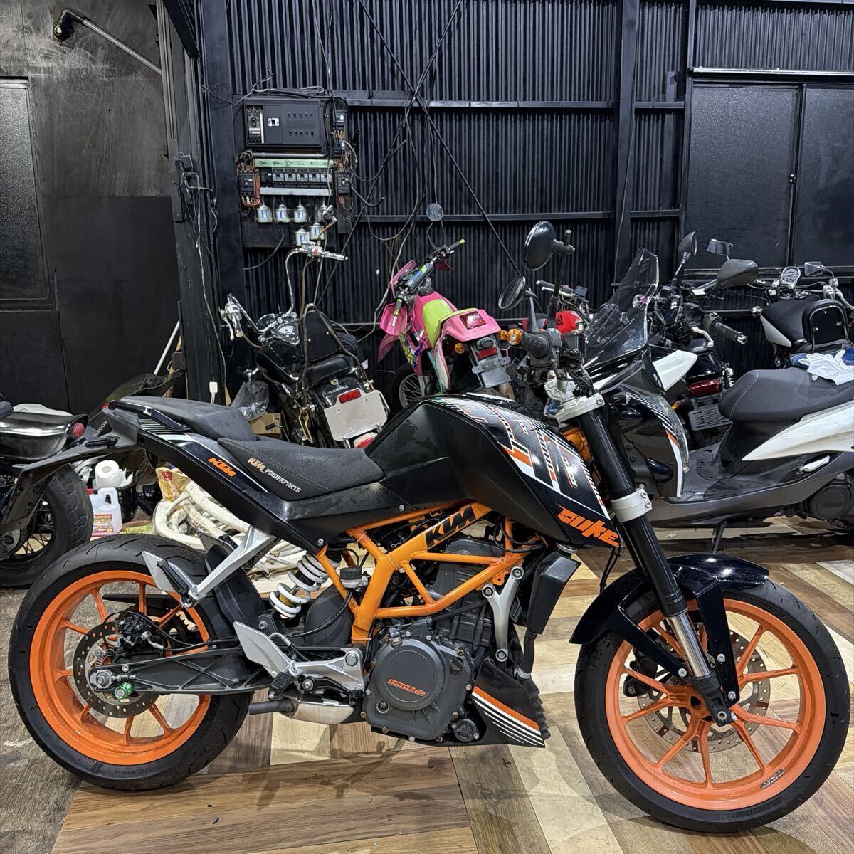 KTM 390デューク 平成26年 走行19445km セル始動 書類あり拍卖