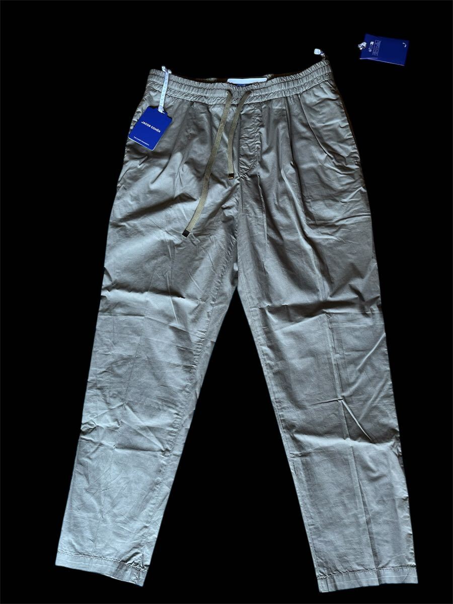 新品未使用/JACOB COHEN(ヤコブコーエン)Daniel/ストレッチパンツ ベージュ拍卖