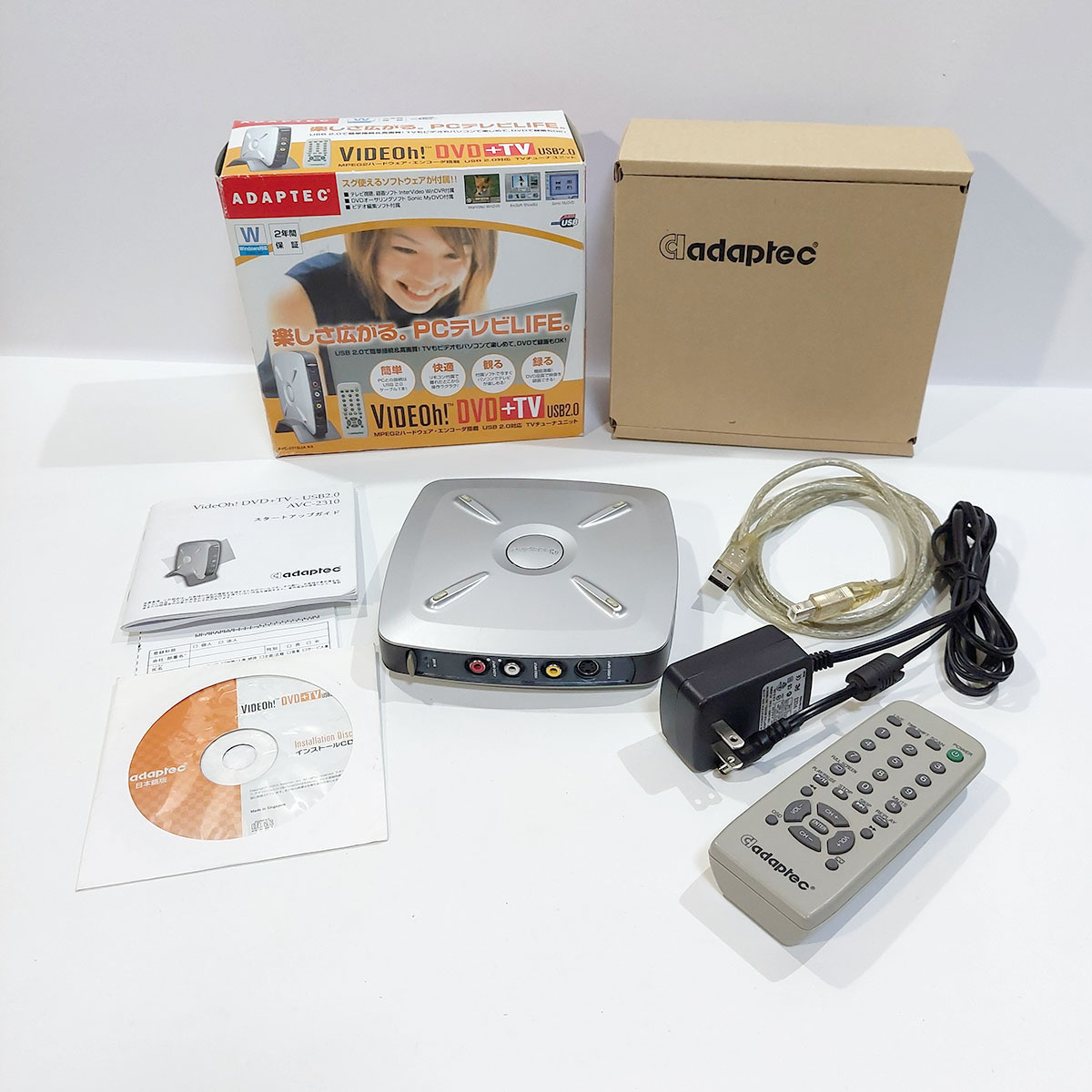 TVチューナーユニット ADAPTEC AVC-2310/JA VIDEOh! DVD+TV 中古 ya2852拍卖