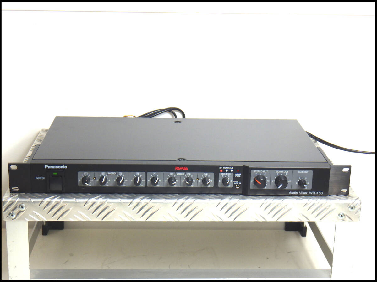 ●中古品●Panasonic●WR-XS3●RAMSA●オーディオミキサー拍卖