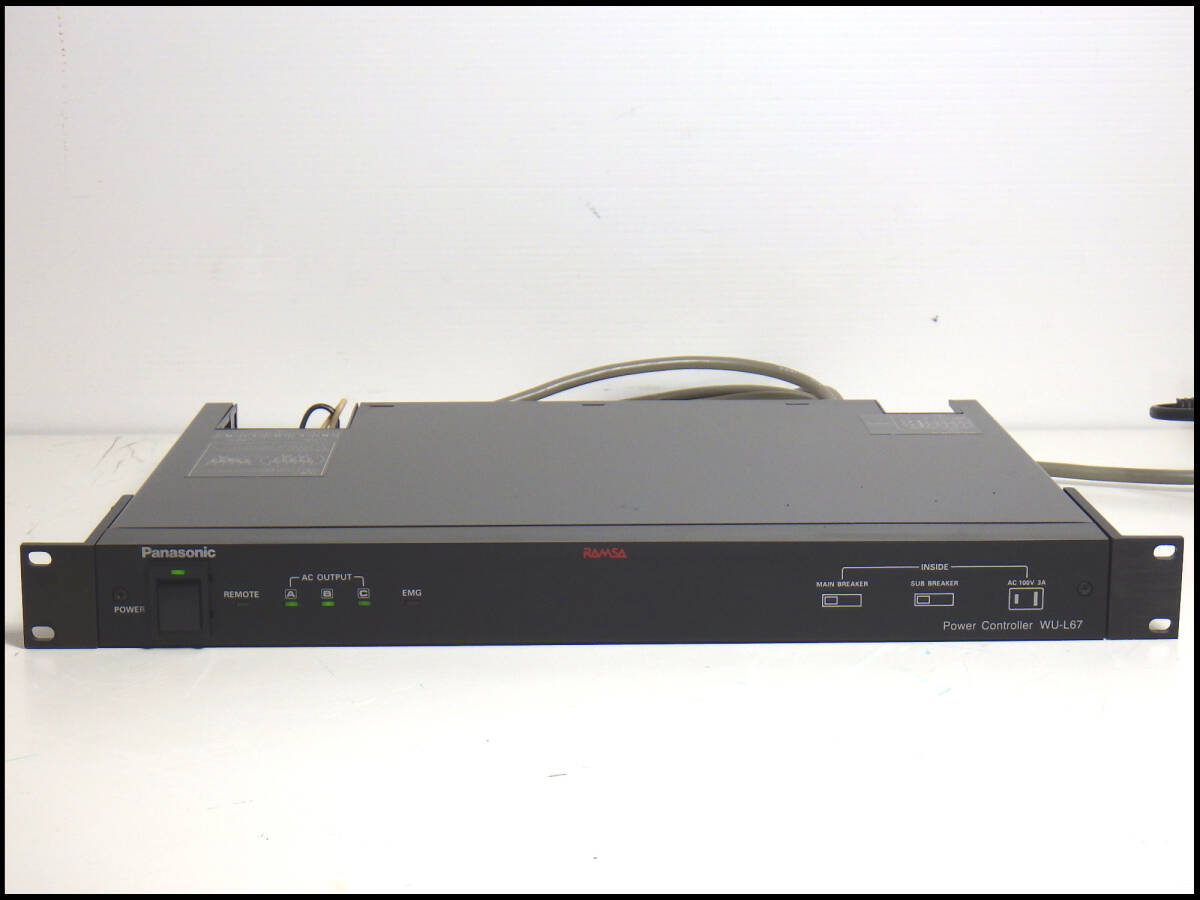 ●中古品●Panasonic●RAMSA●ラムザ●WU-L67●電源制御ユニット●パワーコントローラー●2010年製拍卖