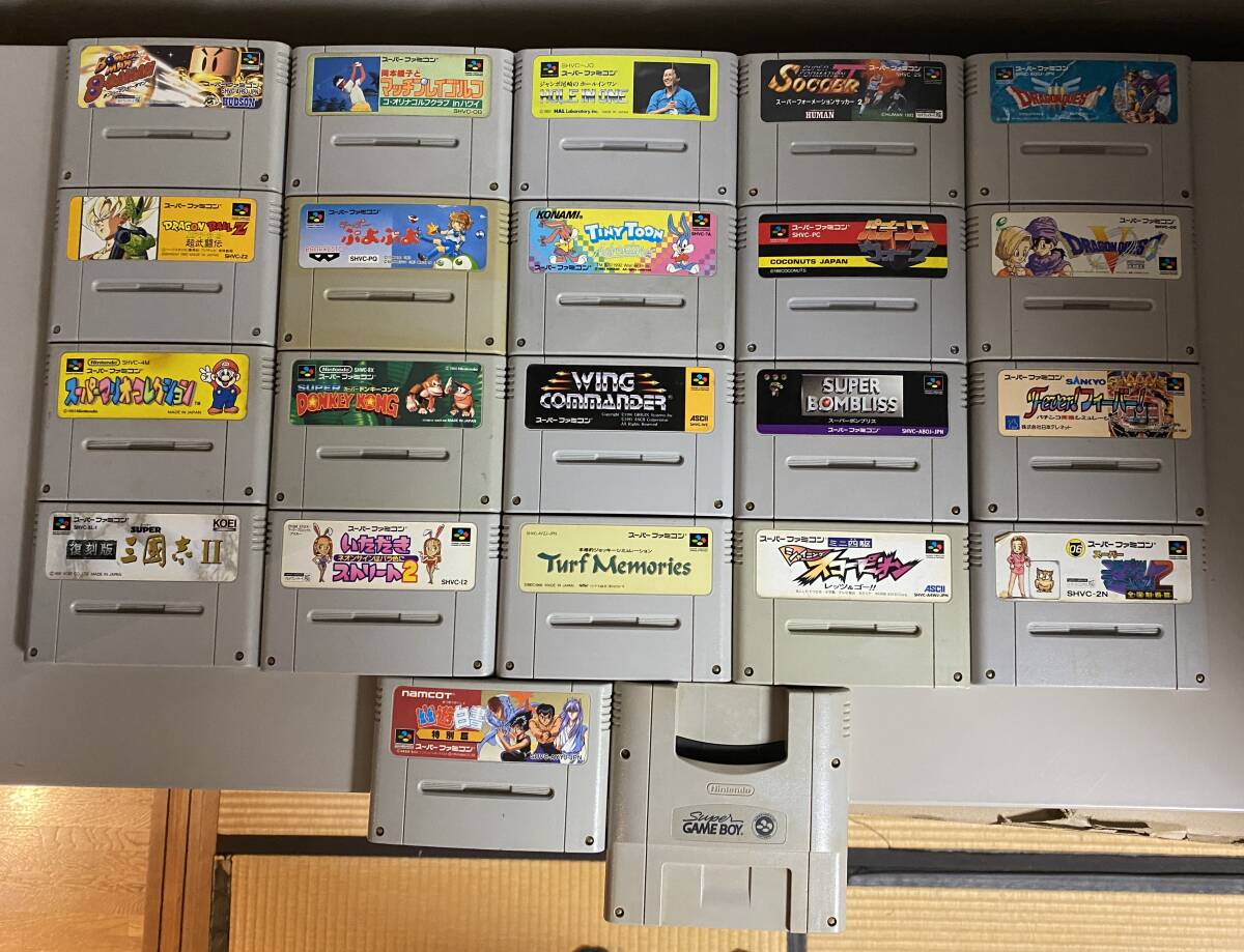 SFC 22本 まとめ セット スーファミ スーパーファミコン 動作確認済拍卖