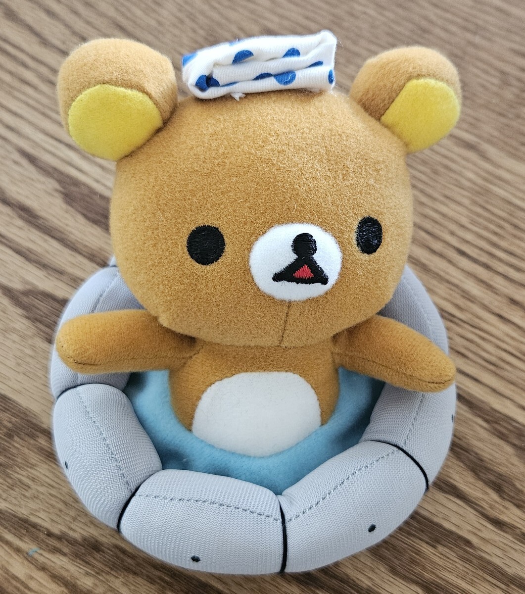 ♪リラックマ♪温泉ぬいぐるみキーチェーン♪タグ無し♪拍卖