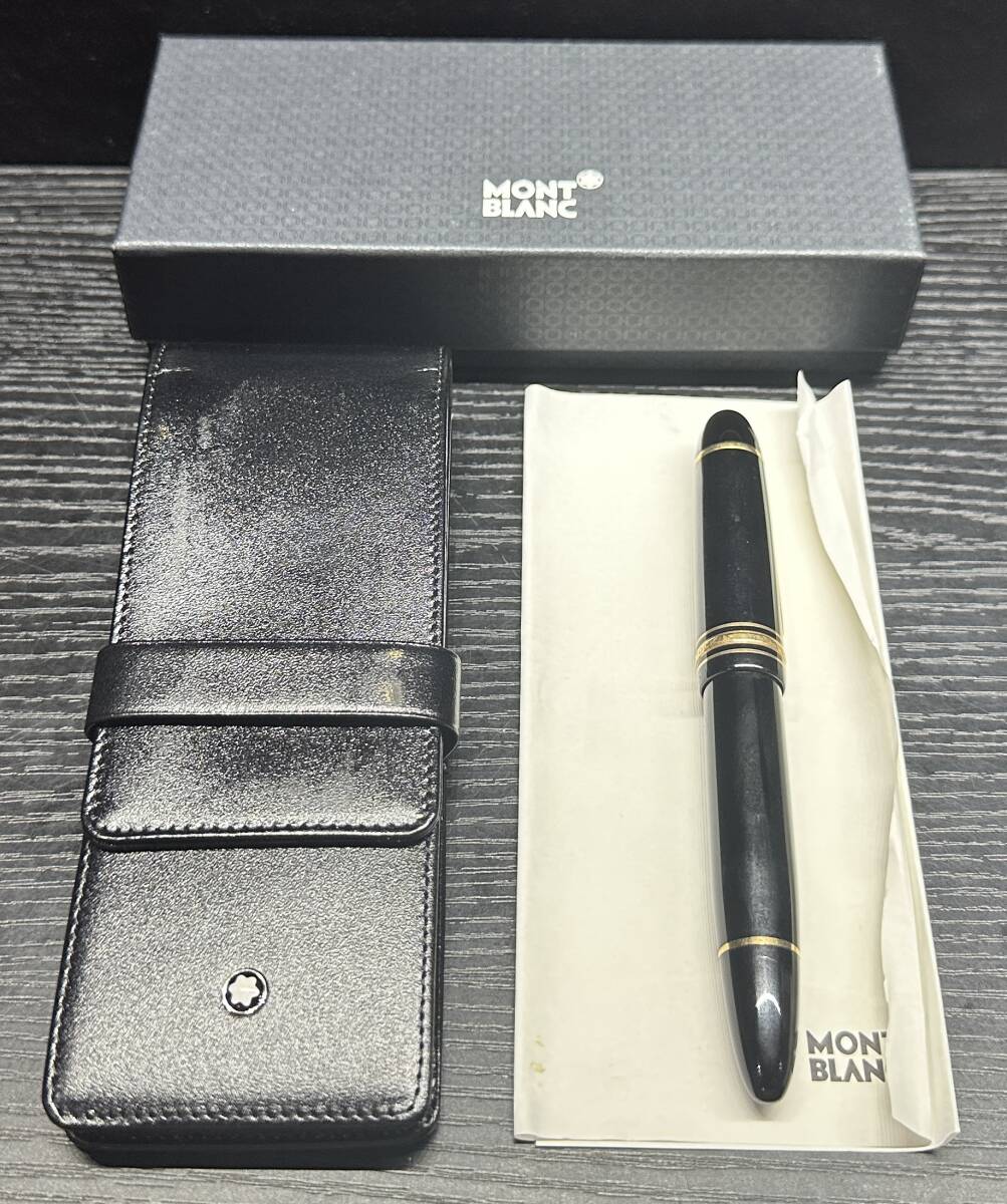 万年筆 MONTBLANC MEISTERSTUCK No.149 4810 14C 585 筆記用具 文房具 事務用品 モンブラン マイスターシュテュック S956拍卖