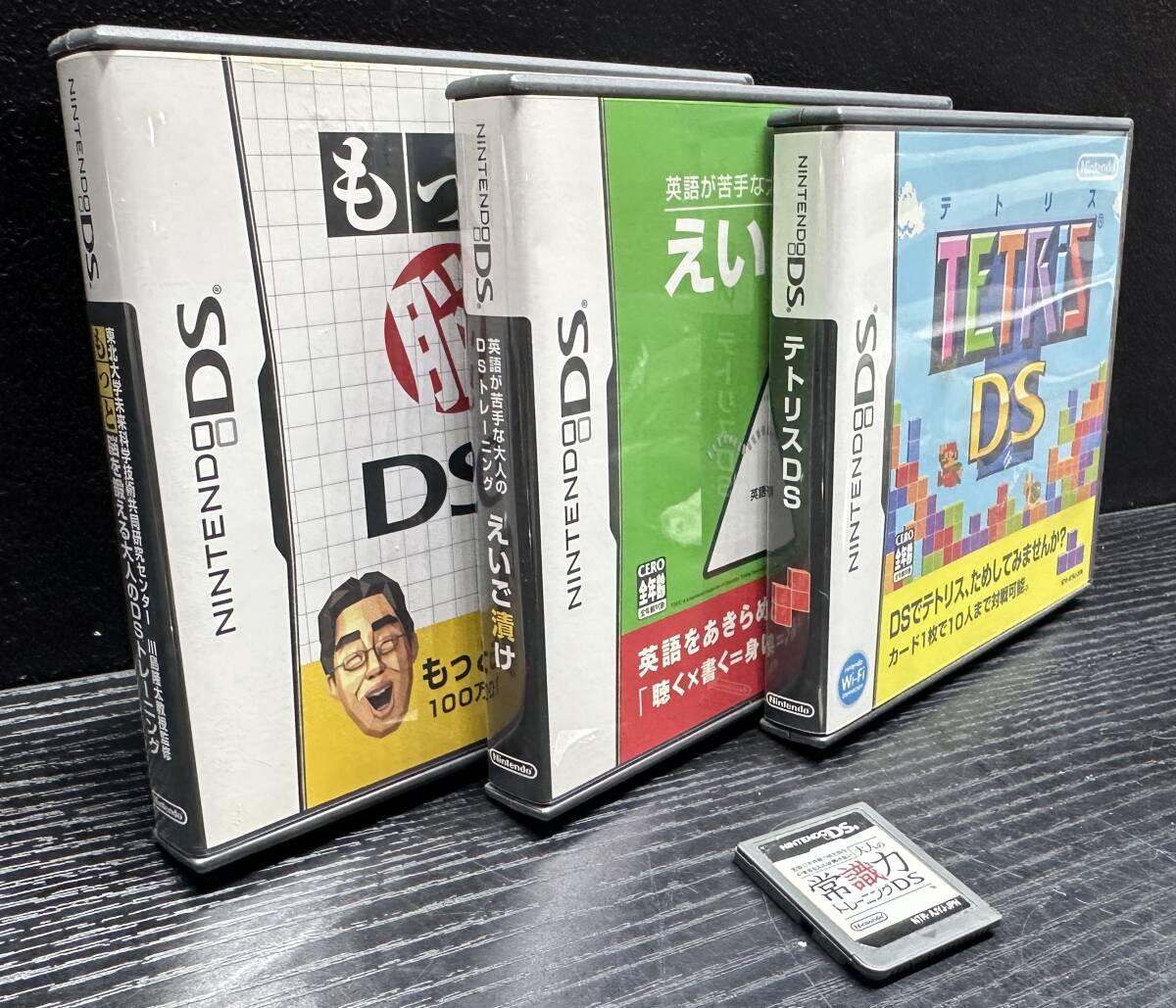 Nintendo DS テトリス / えいご漬け / もっと脳を鍛える大人のDSトレーニング / 大人の常識力トレーニング ゲームソフト S860拍卖