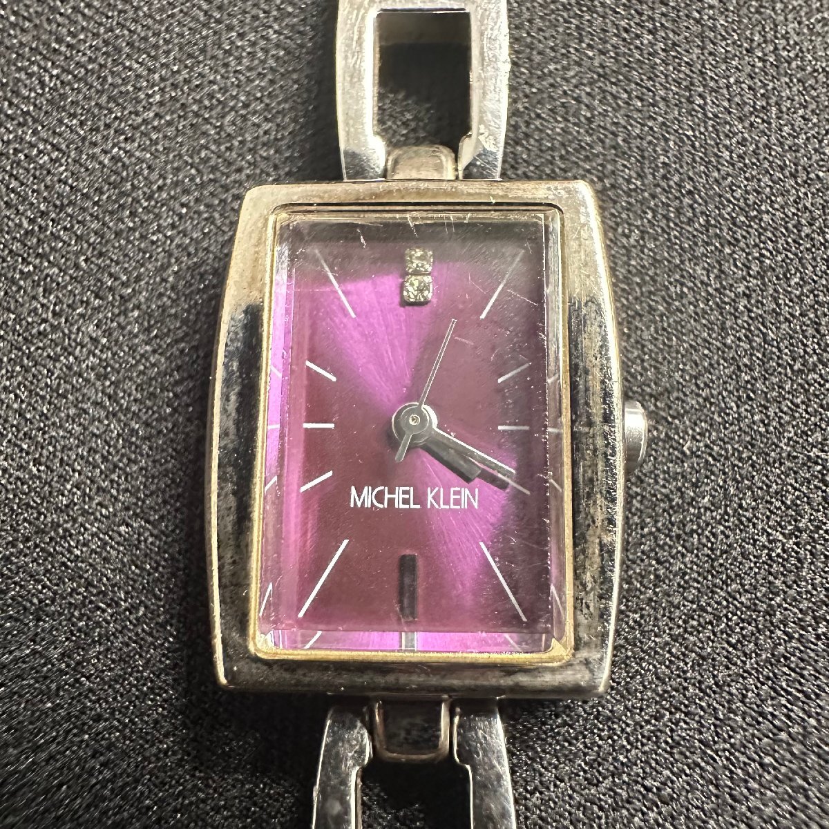 q6020 MICHEL KLEIN ミッシェルクラン 時計 腕時計 アクセサリー小物 ファッション小物 シルバーカラー拍卖