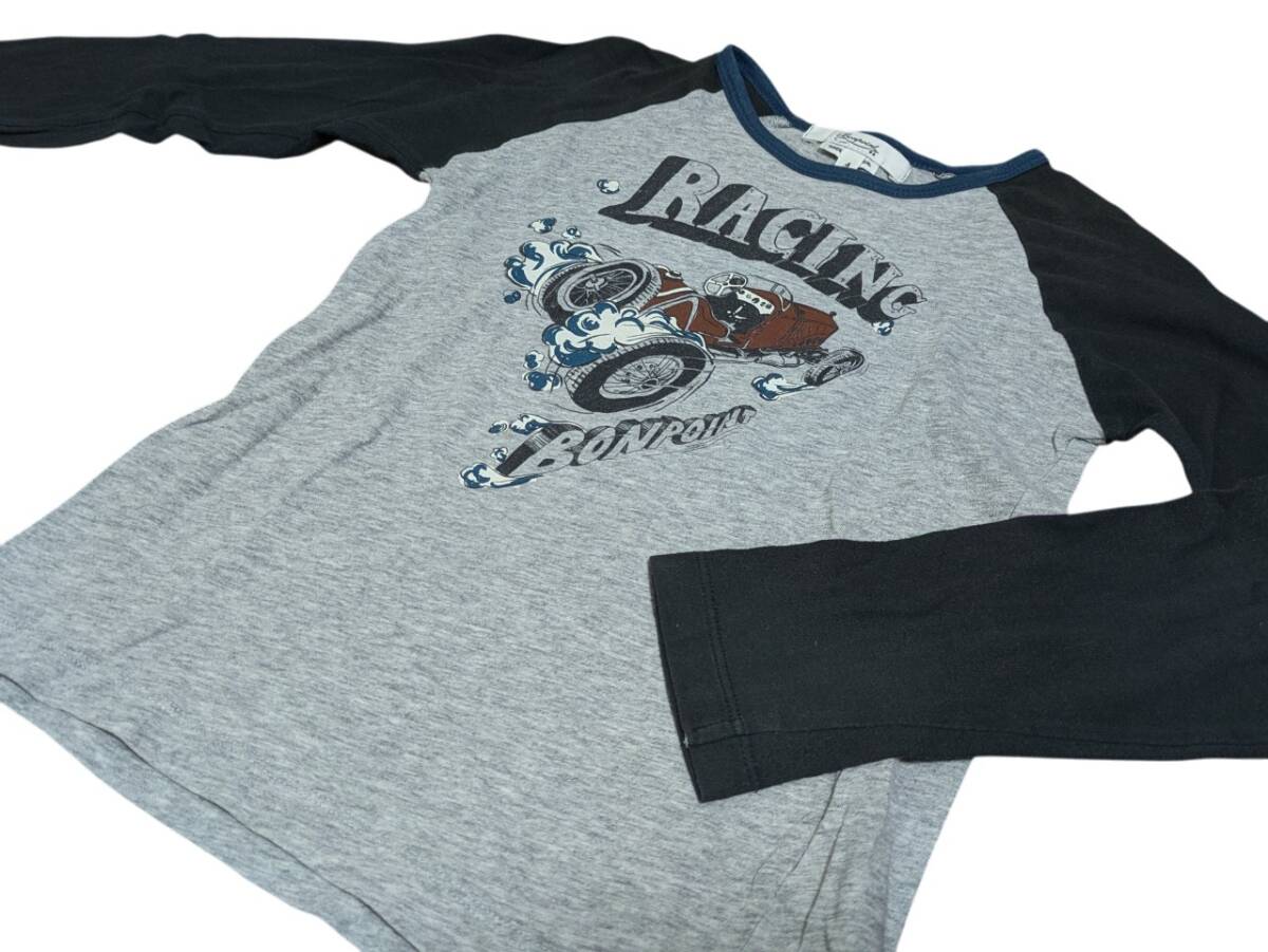 ボンポワン Bonpoint 長袖 シャツ 車 カー レーシング ベビー キッズ 子供服 4 104cm ITSOTZE拍卖