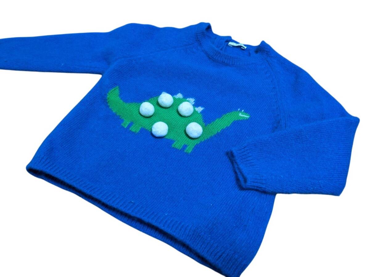 イル・グッフォ il gufo ニット セーター 恐竜 ポンポン付き ベビー キッズ 子供服 3anni 100相当 ITSOTZE拍卖