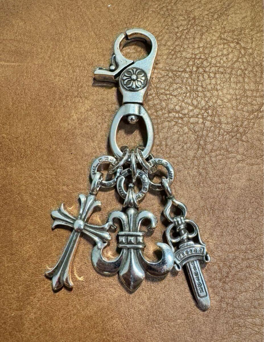 アクセサリー キーホルダー キーリング 刻印 クロス 個性的拍卖