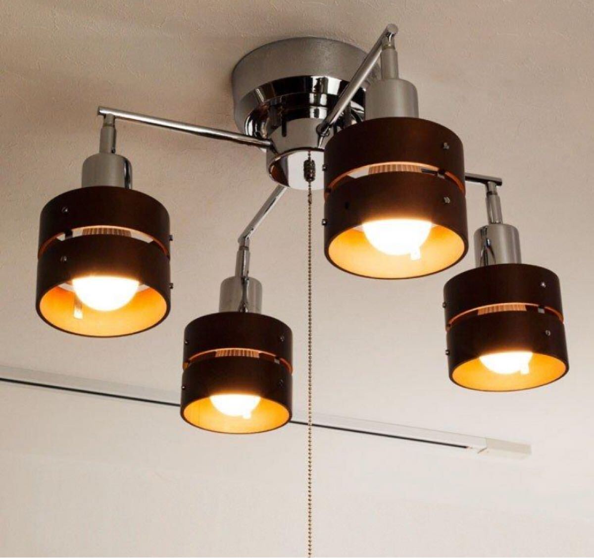 1円スタート 未使用 シーリングライト 4灯 レダカイ LED対応 LEDA X リビング ダイニング 寝室 天井照明 照明器具 スポットライト拍卖