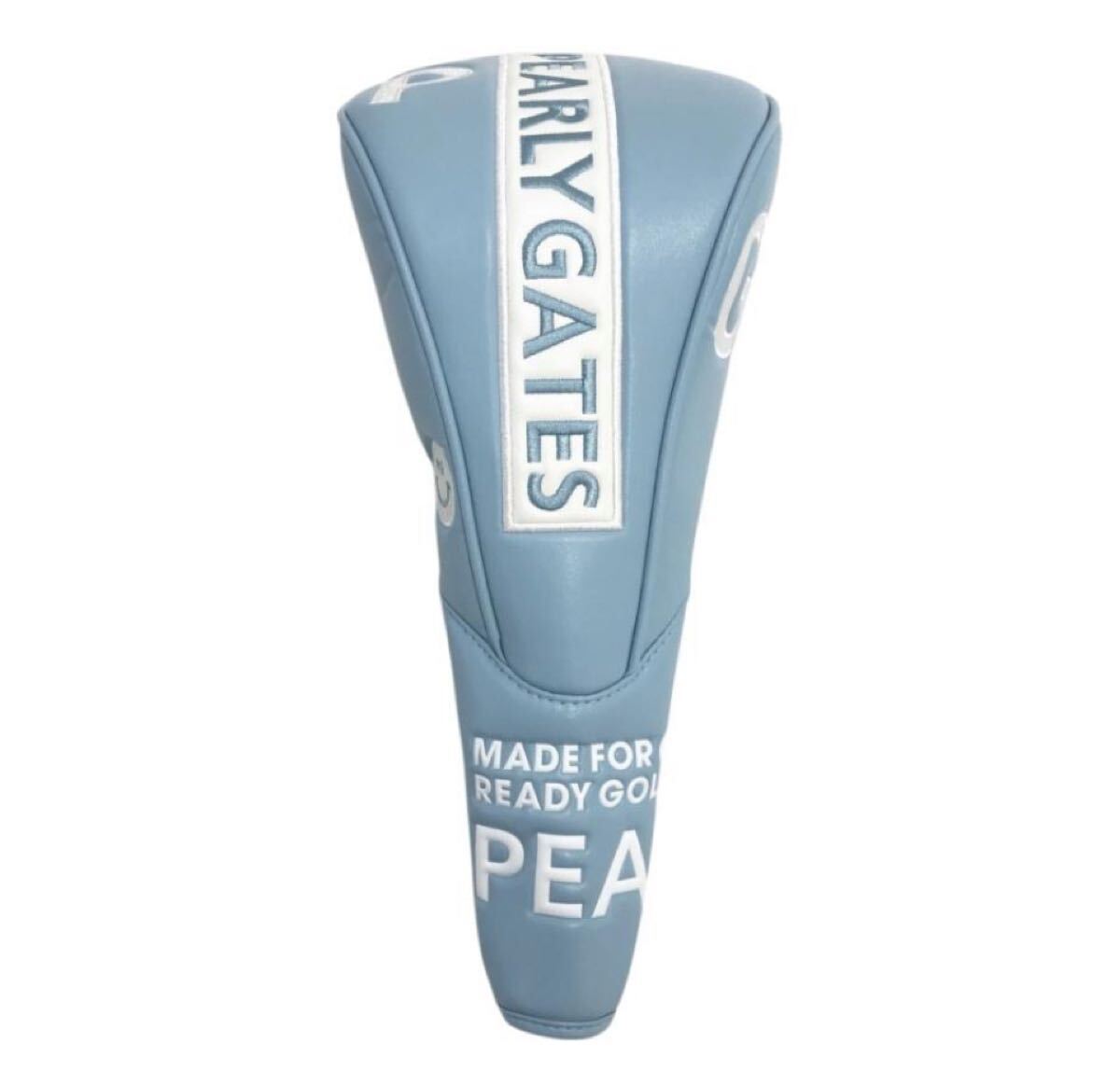 未使用 PEARLY GATES パーリーゲイツ ヘッドカバー ニコちゃん ブルー系 DR ゴルフウェア 定価8800円 定番合皮HC 460cc対応 ギフト 拍卖