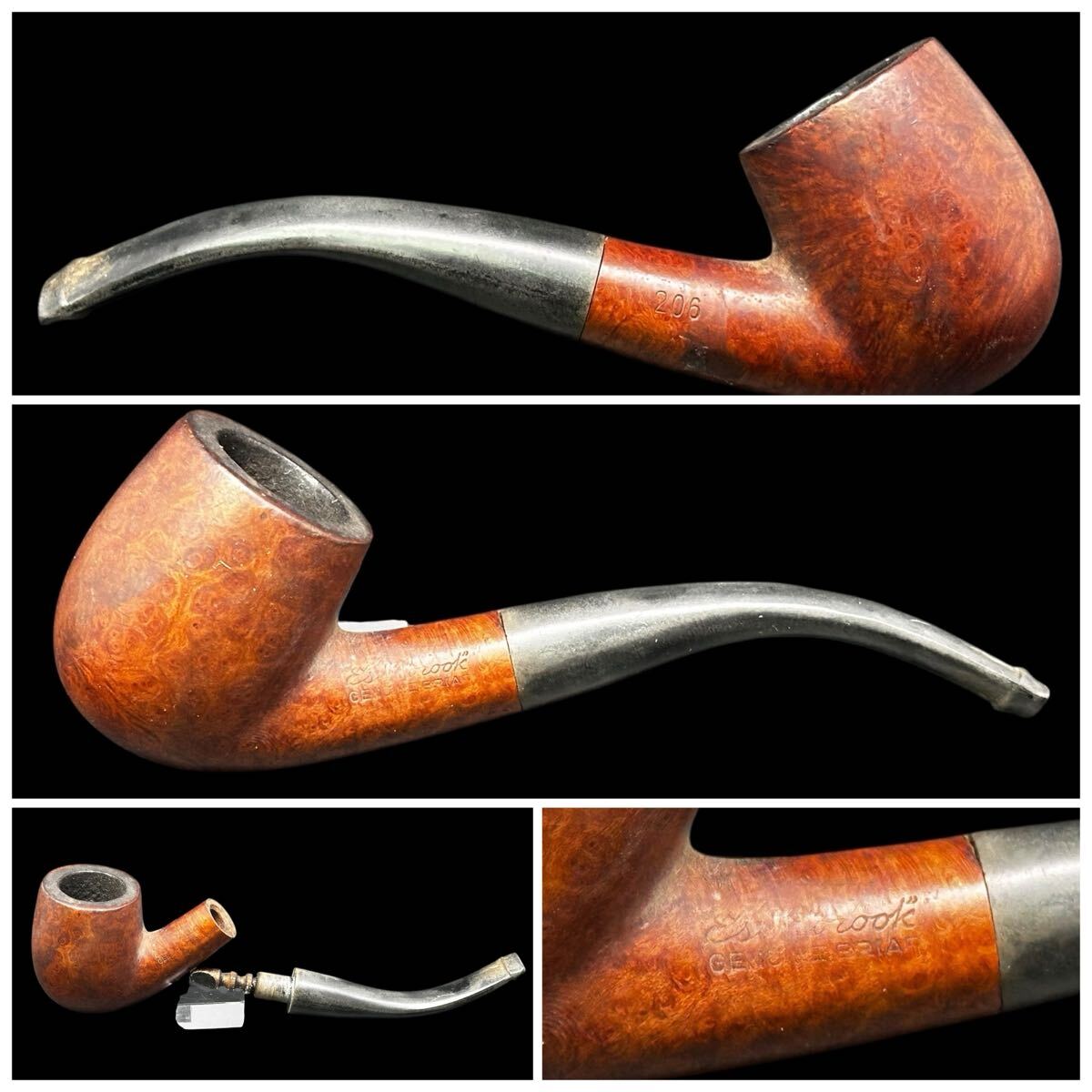 Genuine BriarPipe 喫煙具 パイプ 銘入り ヴィンテージ オールド 拍卖
