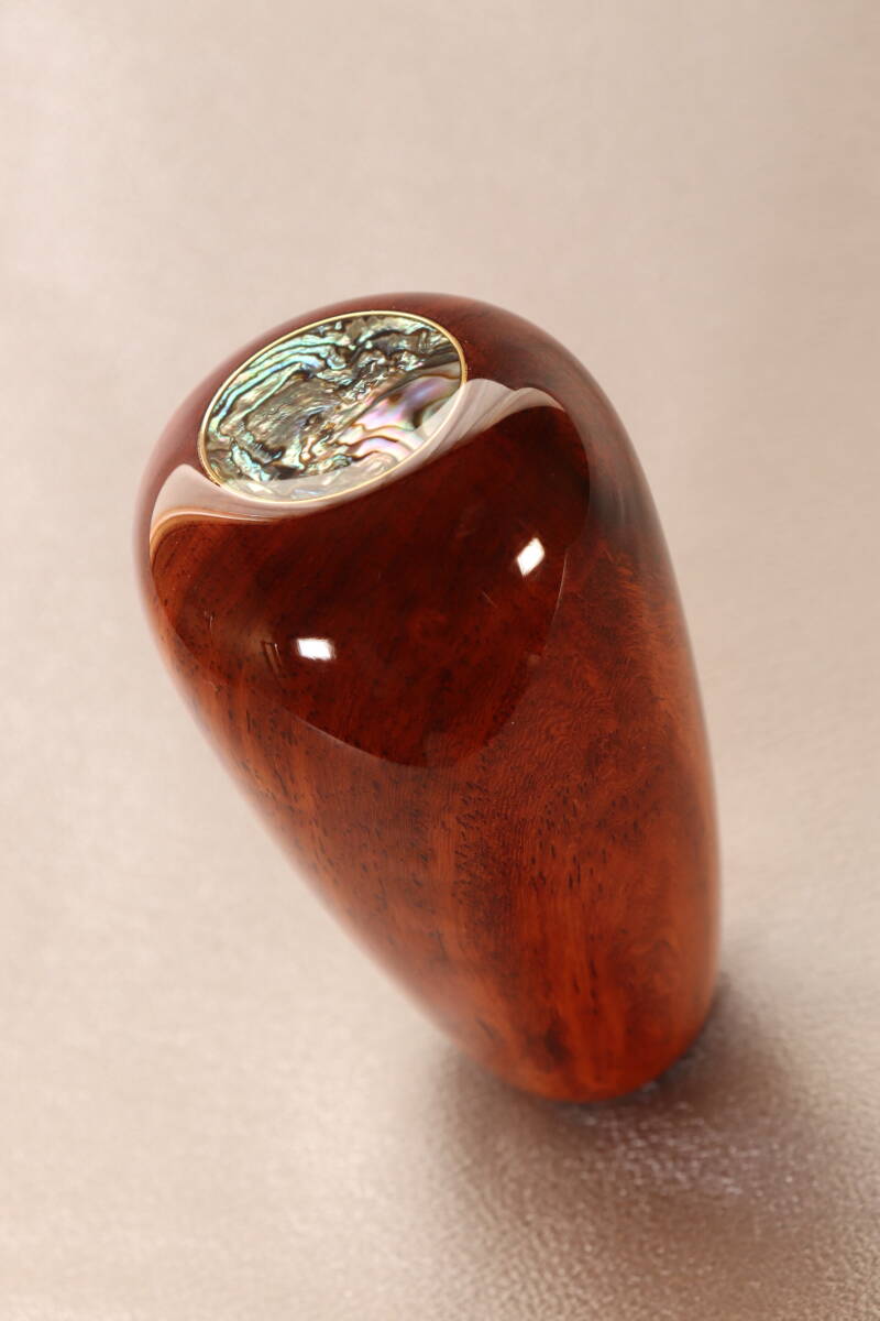 銘木シフトノブ「カリン」メキシコクジャクアワビ ウレタン塗装拍卖