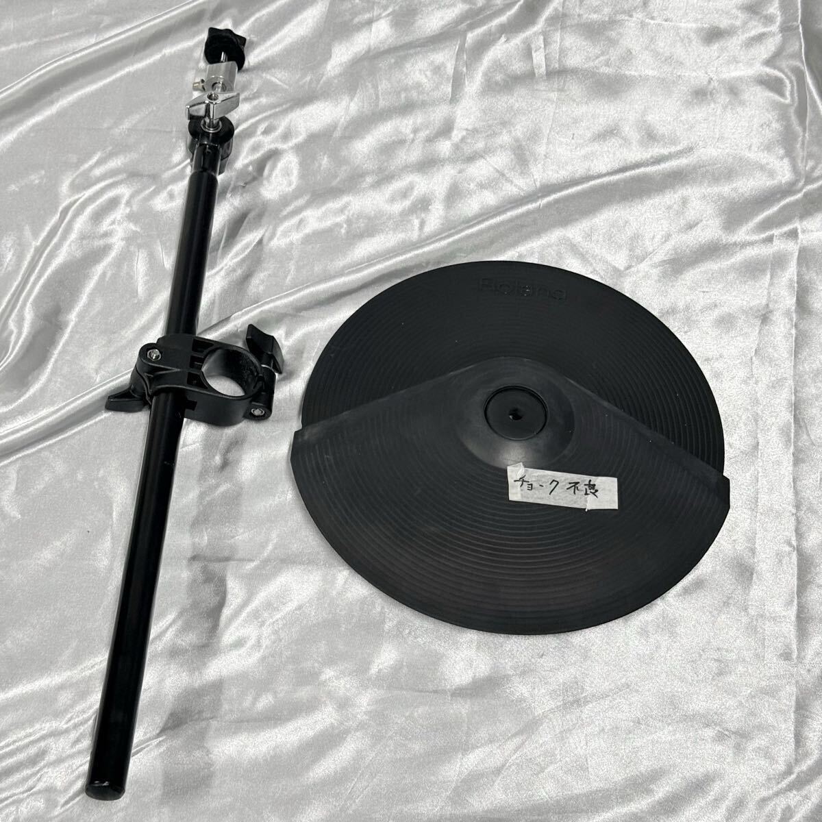 現状品 Roland CY-8 シンバルパッド スタンド付属 V-Drums ジャンク拍卖