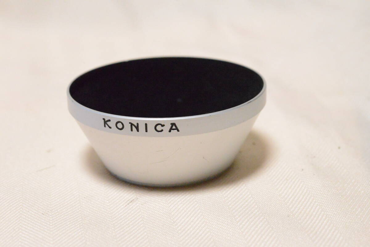KONICA コニカ 46mm径 ネジ込み式 ラッパ型 金属製 レンズ フード拍卖