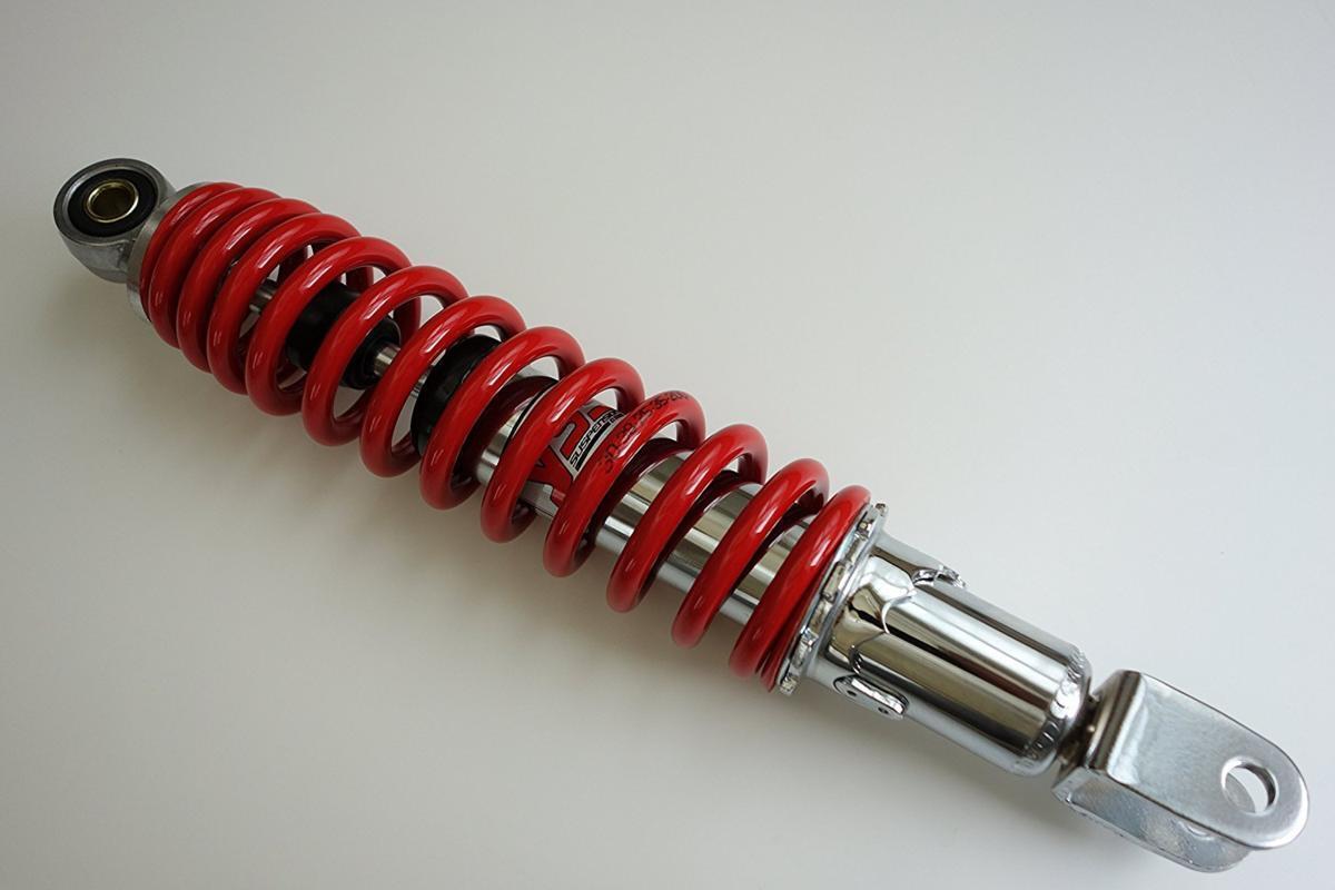 YSS アドレスV125/V125G/V125S クローム/レッド 5段階式スプリングプリロード 315mm ADDRESS V125拍卖