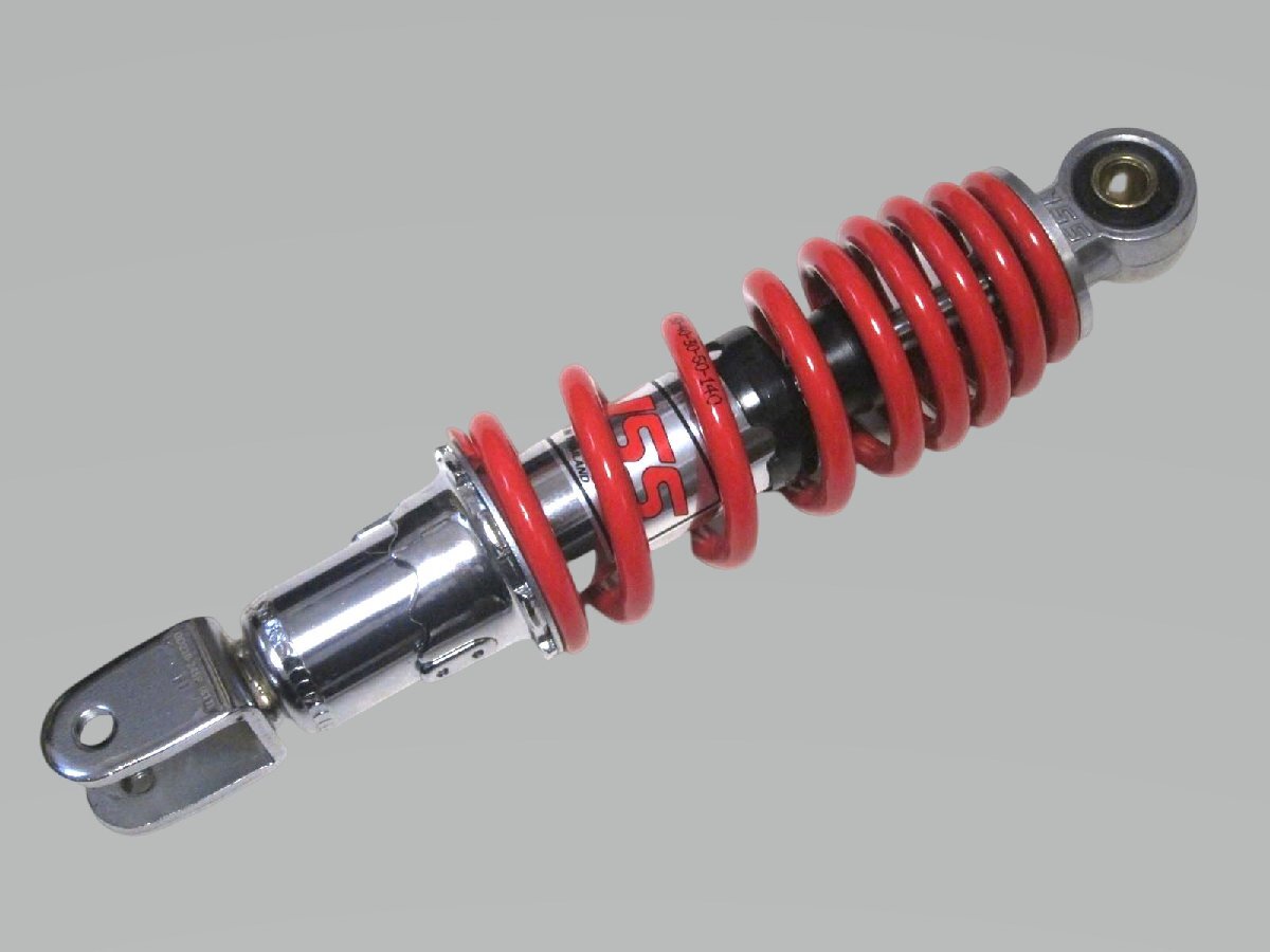■YSS バイク用サスペンション クローム/レッド 245mm ジョグ90 アクシス90 グランドアクシス100 ギア 新品拍卖