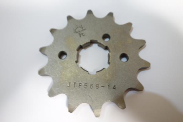 送料無料■JT SCM強化フロントスプロケット 14T KDX200 KDX220 KDX250 KLX250(-00) Dトラッカー(-00) KLX250SR KLX250ES スーパーシェルパ拍卖
