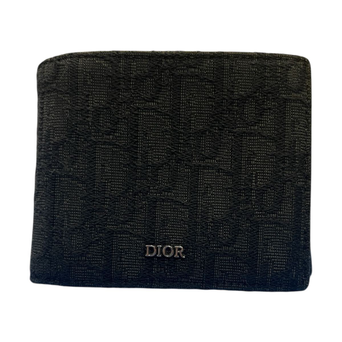 Diorディオール トロッター オブリーク 二つ折り 財布 ウォレット Trotter Oblique Bifold Wallet拍卖