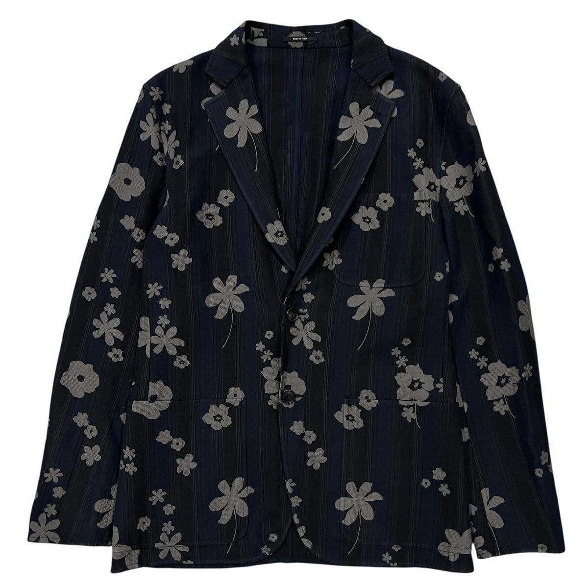 エルメス 花柄プリント リバーシブル ブレザー HERMS Reversible Flower Painted Blazer拍卖