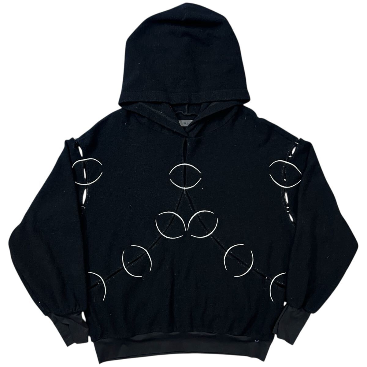ルイ 2022秋冬 ルック1 エンブロイダリーフーディー RUi 2022AW Look1 Embroidered Hoodie Rui Zhou パーカー スウェット拍卖