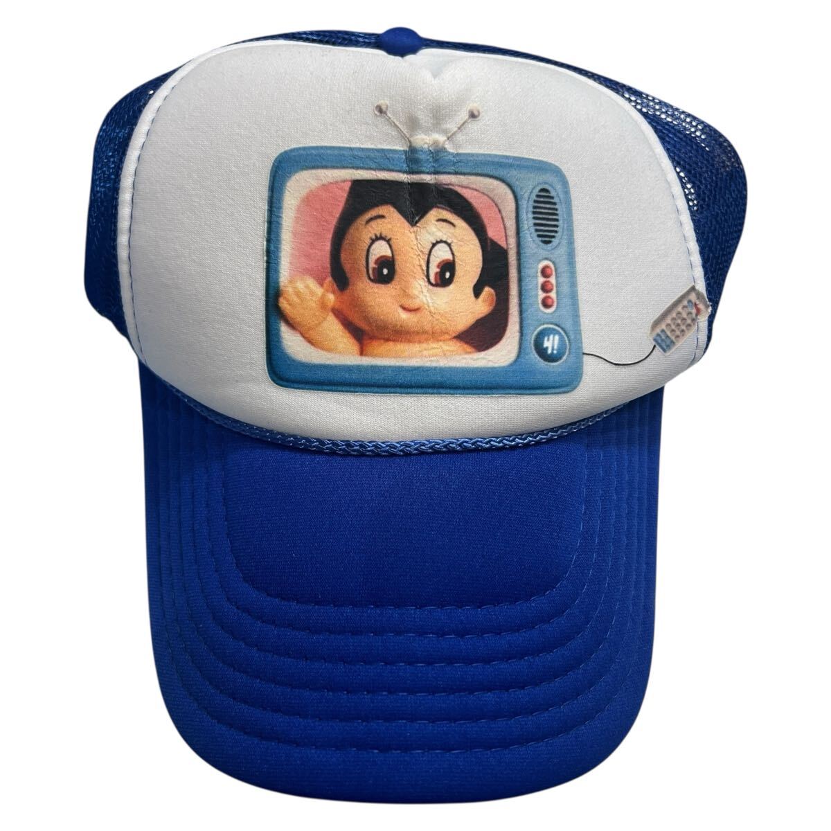 Yumin Ha(ユミン・ハ) アストロボーイ プリント メッシュ キャップ ブルー Yumin Ha Astro Boy Printed Mesh Cap Blue 世界限定5個拍卖