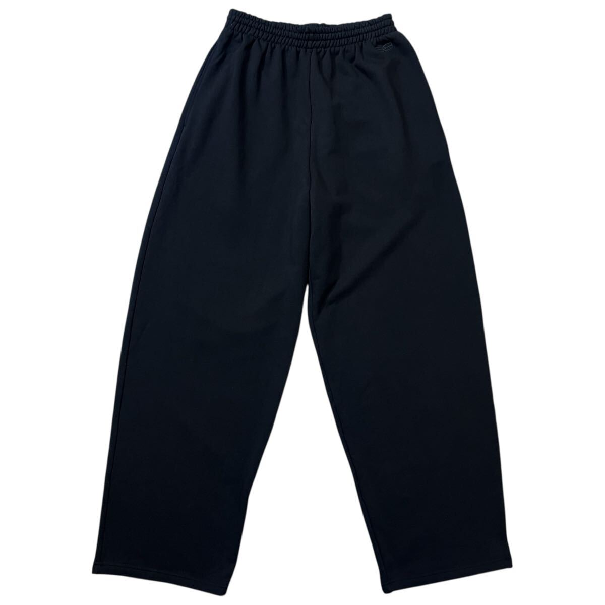 バレンシアガ 2025春夏 ガードローブ オーバーサイズ コットン スウェット ワイド パンツ BALENCIAGA GARDE-ROBE Oversized Sweat Pants拍卖