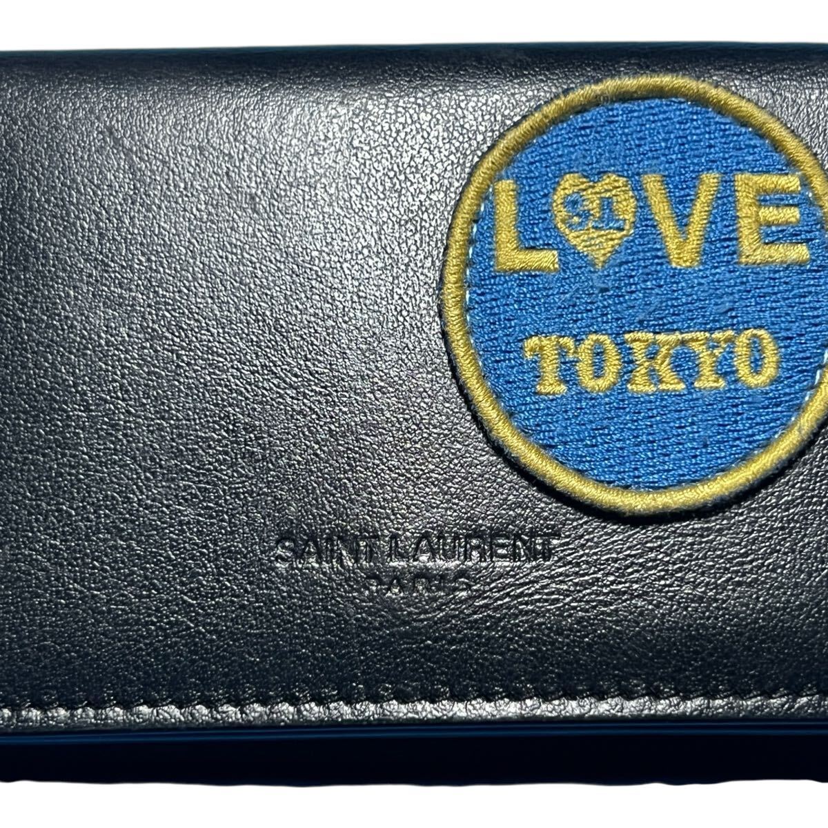 サンローランパリ 2017春夏 アンソニー ヴァカレロ 銀座店 限定 コンパクトレザーウォレット SAINT LAURENT PARIS 2017SS Leather Wallet拍卖