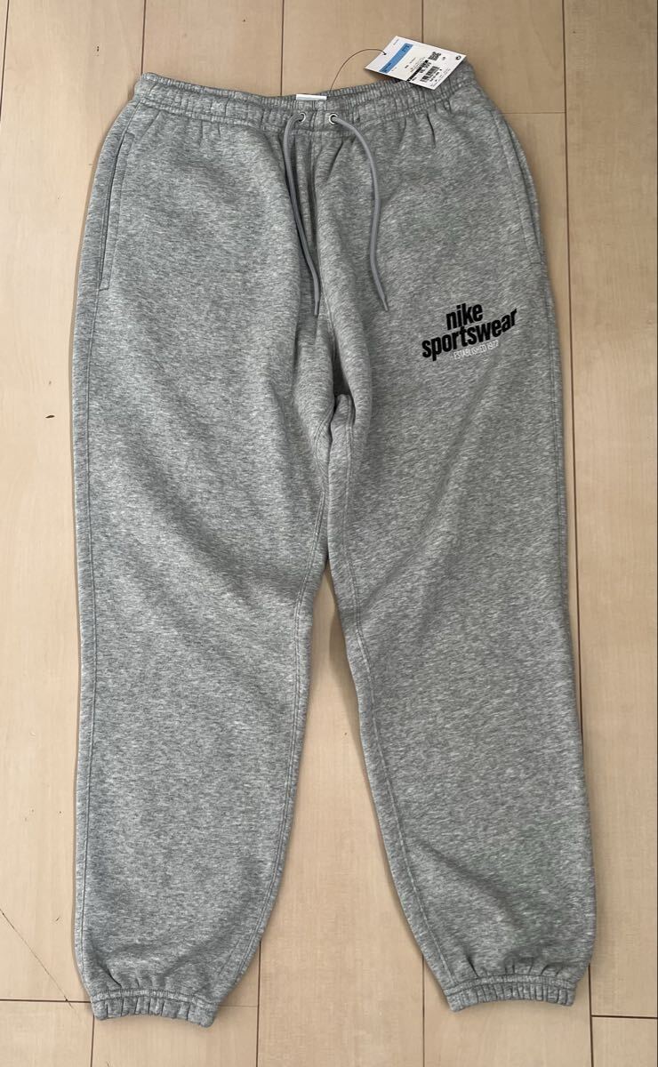 新品未使用NIKEナイキメンズジョガーパンツ スウェットパンツ グレー 裏起毛拍卖