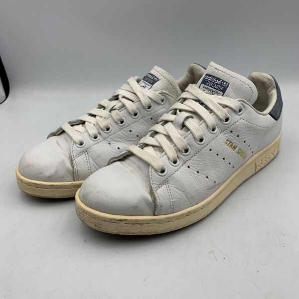 O909 adidas アディダス STAN SMITH スタンスミス メンズ ローカットスニーカー US5.5 23.5cm ホワイト拍卖