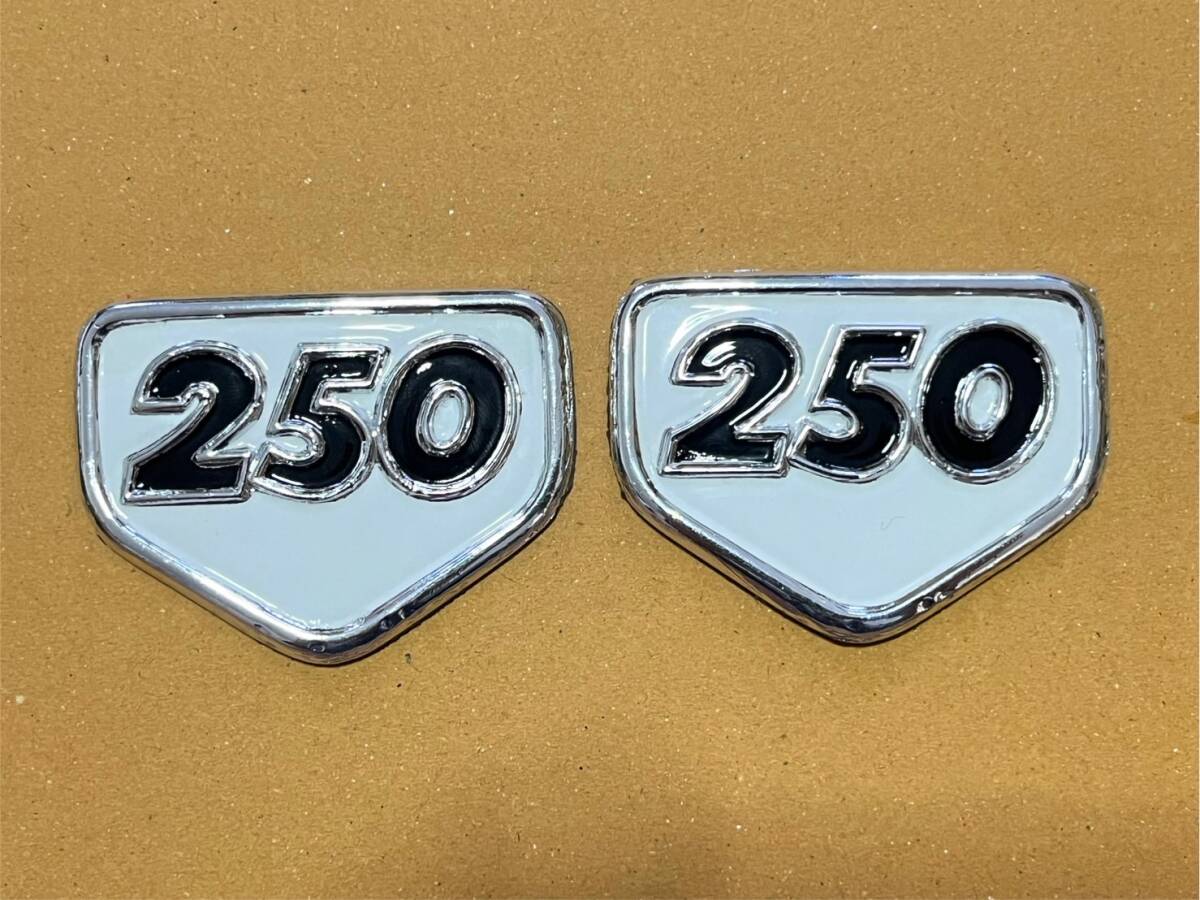 N 旧P : HONDA サイドカバーエムブレム 左右セット CB250/CL250拍卖