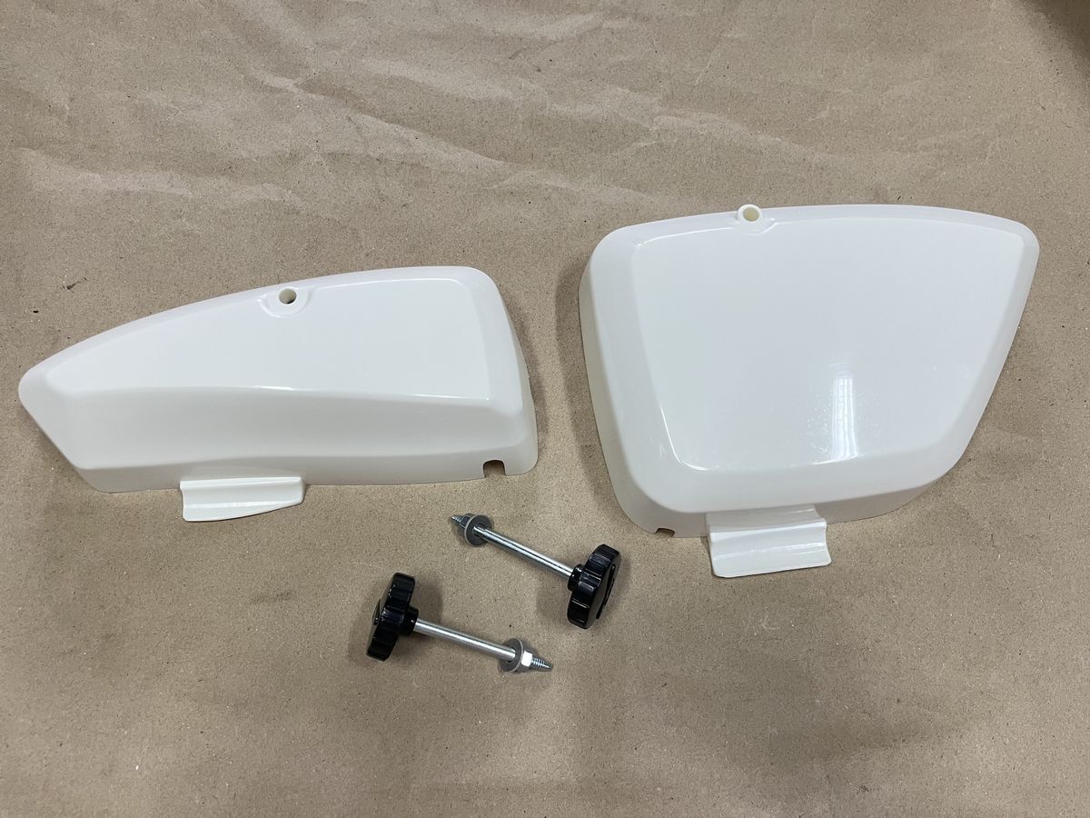 N 旧P : HONDA サイドカバー&ラッチ左右Set C110 CA110 C111 C115拍卖