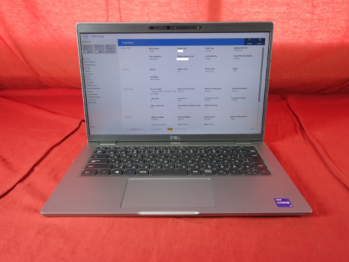【Core i7-1185G7】DELL Latitude 5420【BIOS確認済】メモリ4GB/HDDなし/パスワードあり 中古 ノートパソコン 【ジャンク】 PH251029-03拍卖