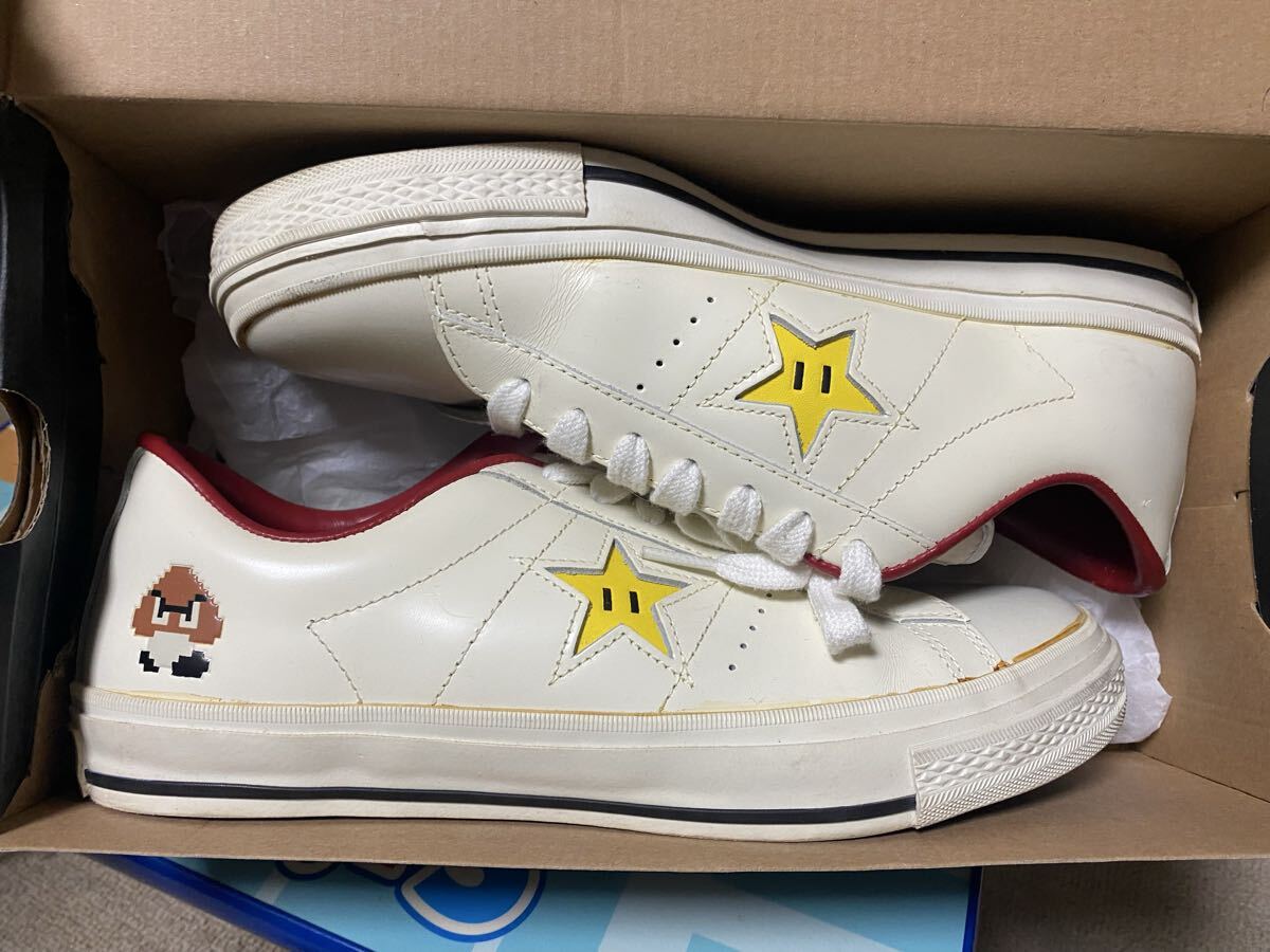 CONVERSE ONE STAR OX スーパーマリオ コンバース ワンスター レザー拍卖