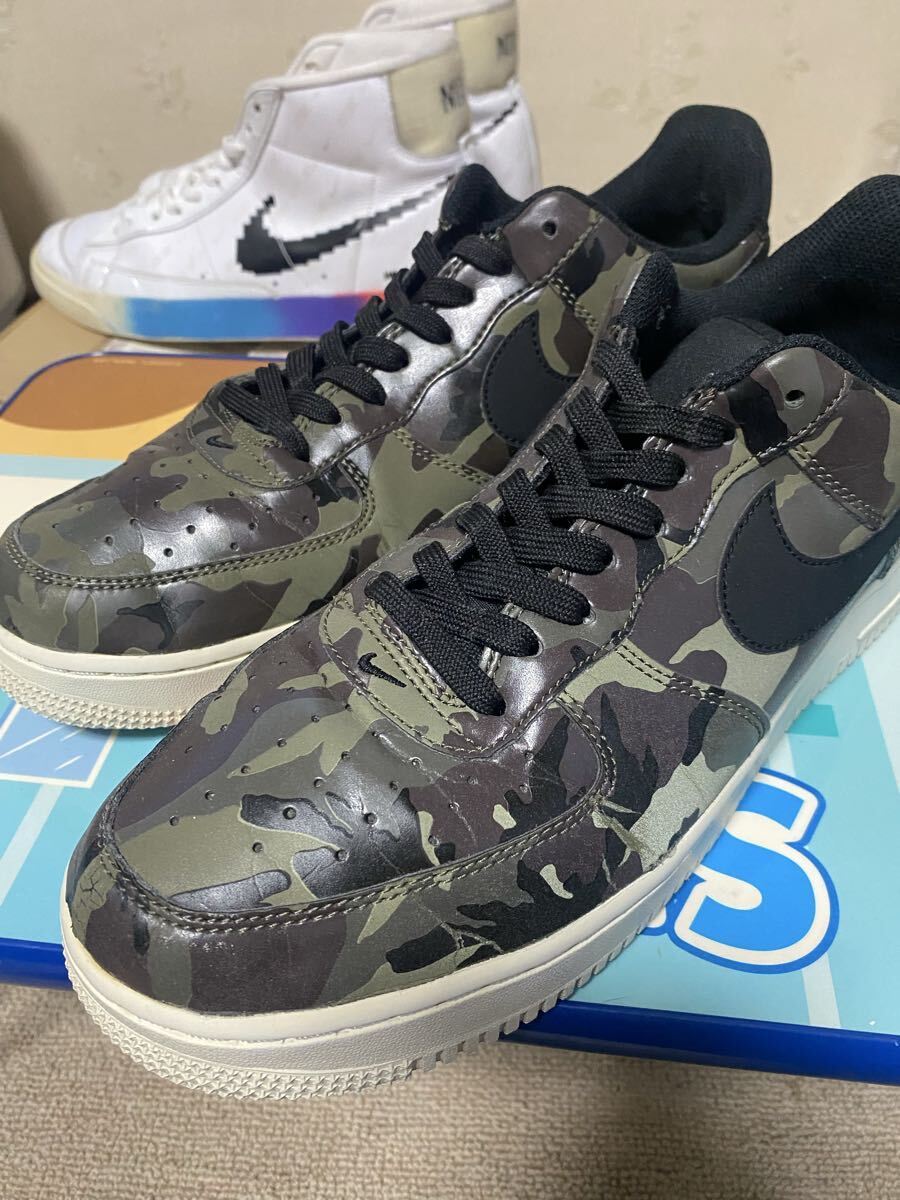 AIR FORCE 1 '07 LV8 CAMO OLIVE 823511-201 (ミディアムオリーブ/ブラック/ホワイト)拍卖