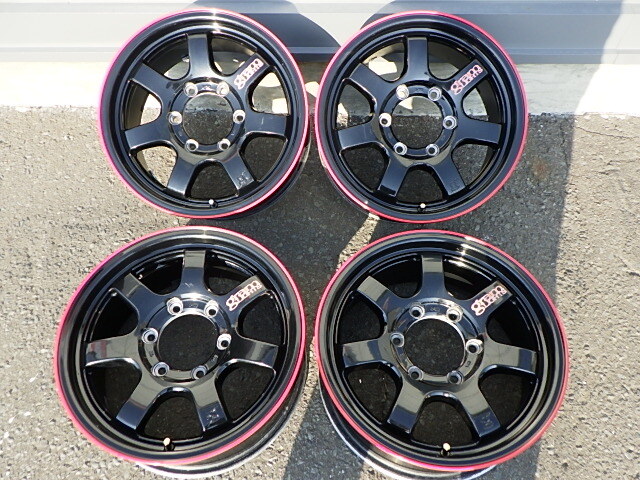 RAYS グラムライツ 57SX♪16×7J +38♪PCD139.7♪ブラック♪ホイールのみ4本セット♪ハイエース/レジアスエース等拍卖