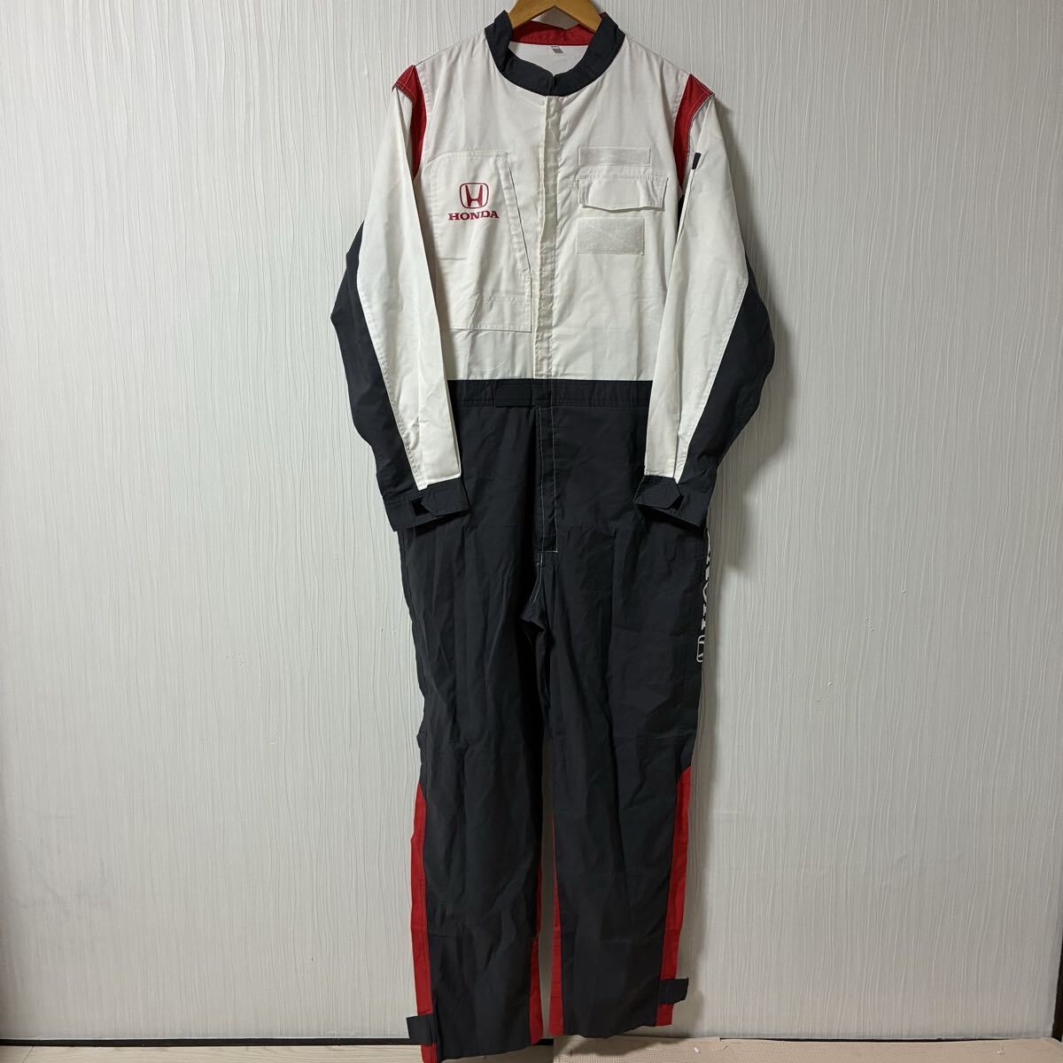 HONDA ホンダ ツナギ オールインワン メカニックスーツ つなぎ 作業服 メンズ サイズLL 自動車関連 アパレル a1313拍卖