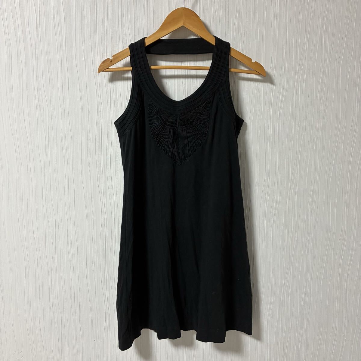 SEE BY CHLOE シーバイクロエ ミニ ドレス ブラック レディース ノースリーブ ワンピース mini dress a1319拍卖