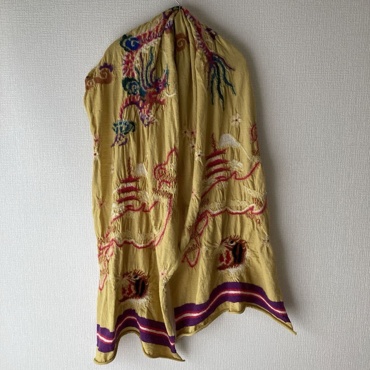 KAPITAL キャピタル 縮絨ウール スーベニア マフラー ストール拍卖