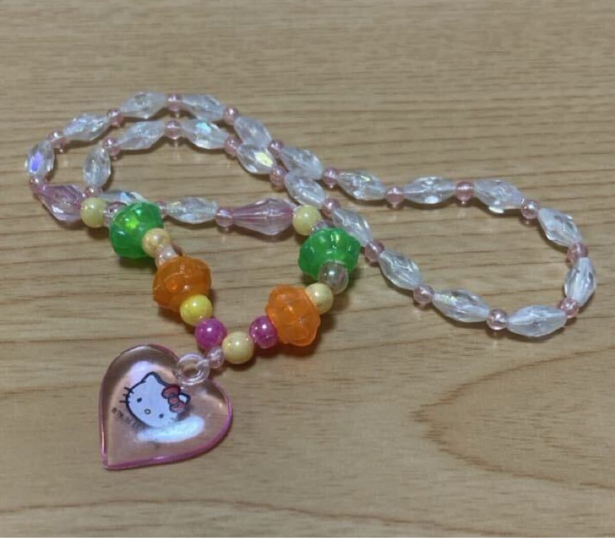 ハローキティ☆ビーズネックレス ※検索/ ハローキティ、 サンリオ 、キティちゃん 、SANRIO拍卖