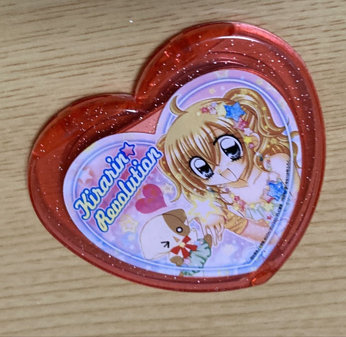 ミニミラー&コームセット☆手鏡(クシ付)【きらりん☆レボリューション】 ※検索/櫛、くし、きらりんレボリューション、ブラシ、コンパクト拍卖