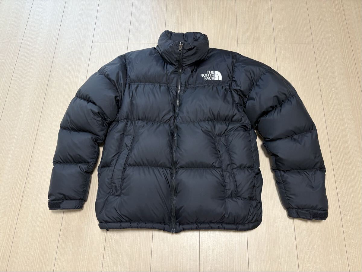 ノースフェイス ダウンジャケット THE NORTH FACE Nuptse ヌプシ ダウン ND92234 ブラック L クリーニング済み拍卖