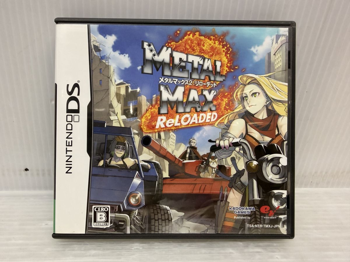 HH571-251030-038【中古】Nintendo DS ソフト ニンテンドー 任天堂 ゲーム 動作OK メタルマックス2:リローデッド METAL MAX ReLOADED拍卖