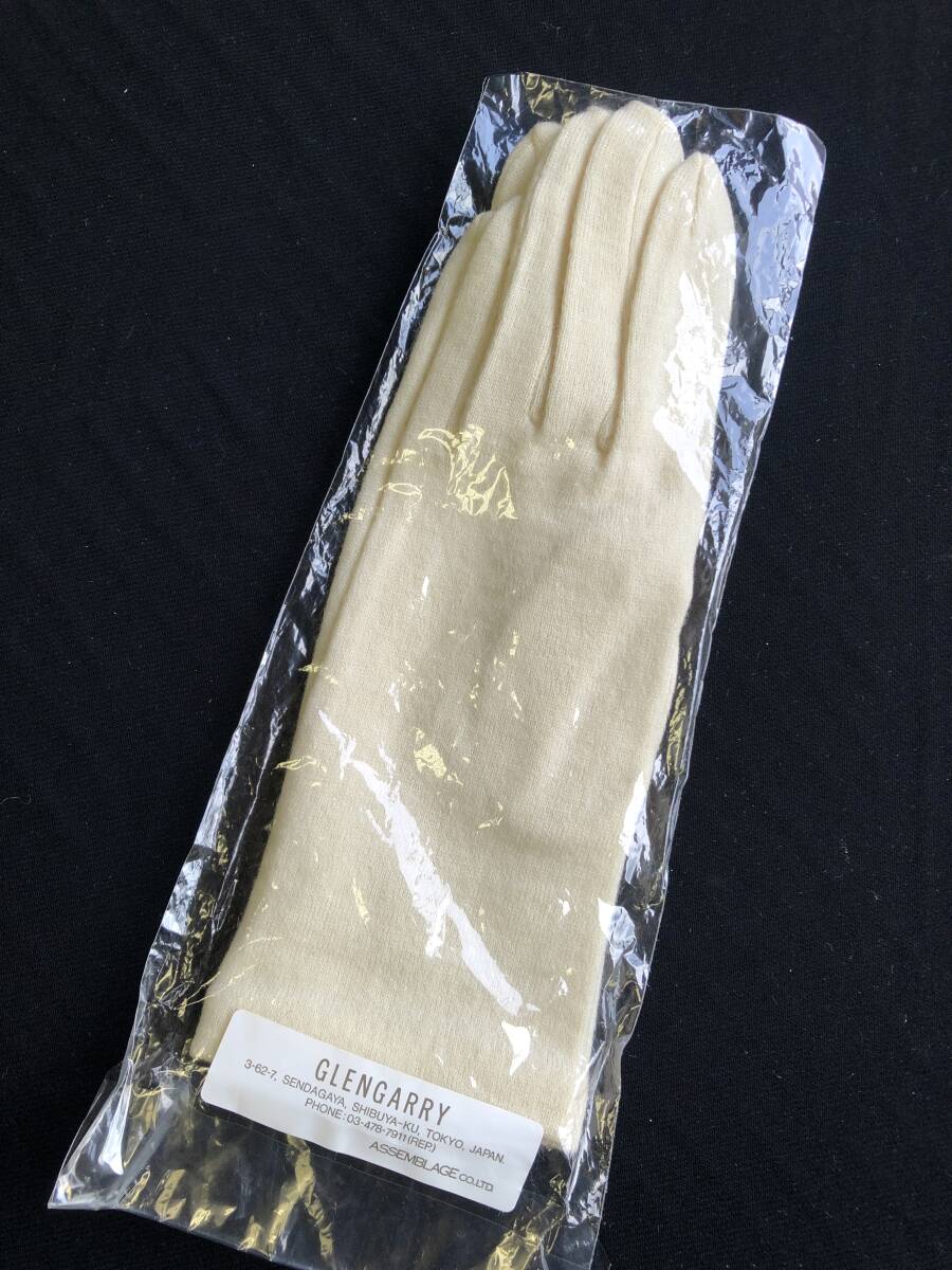 新品・未開封 GLENGARRY オフホワイト 手袋 送料180円 上品 セレブリティ拍卖