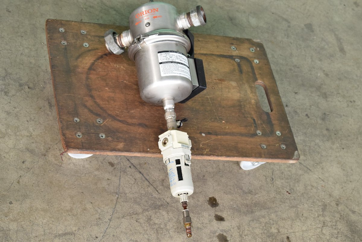 【オイルミスト除去用スーパーフィルター】オリオン MSF400-1 点検、清掃済み!!三重県拍卖