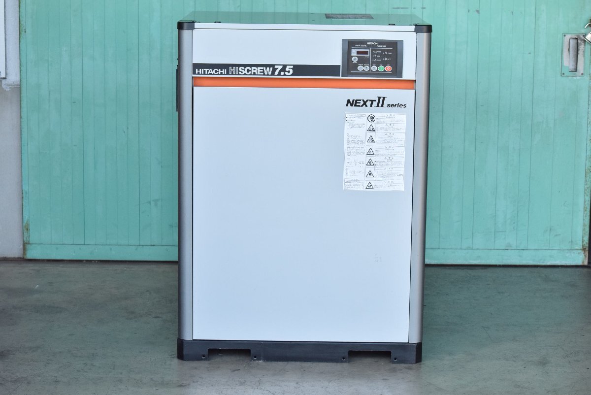 【2017年製】スクリューコンプレッサー OSP-7.5M6AN2 200V 60Hz 動画あり 点検、清掃済み!!三重県拍卖