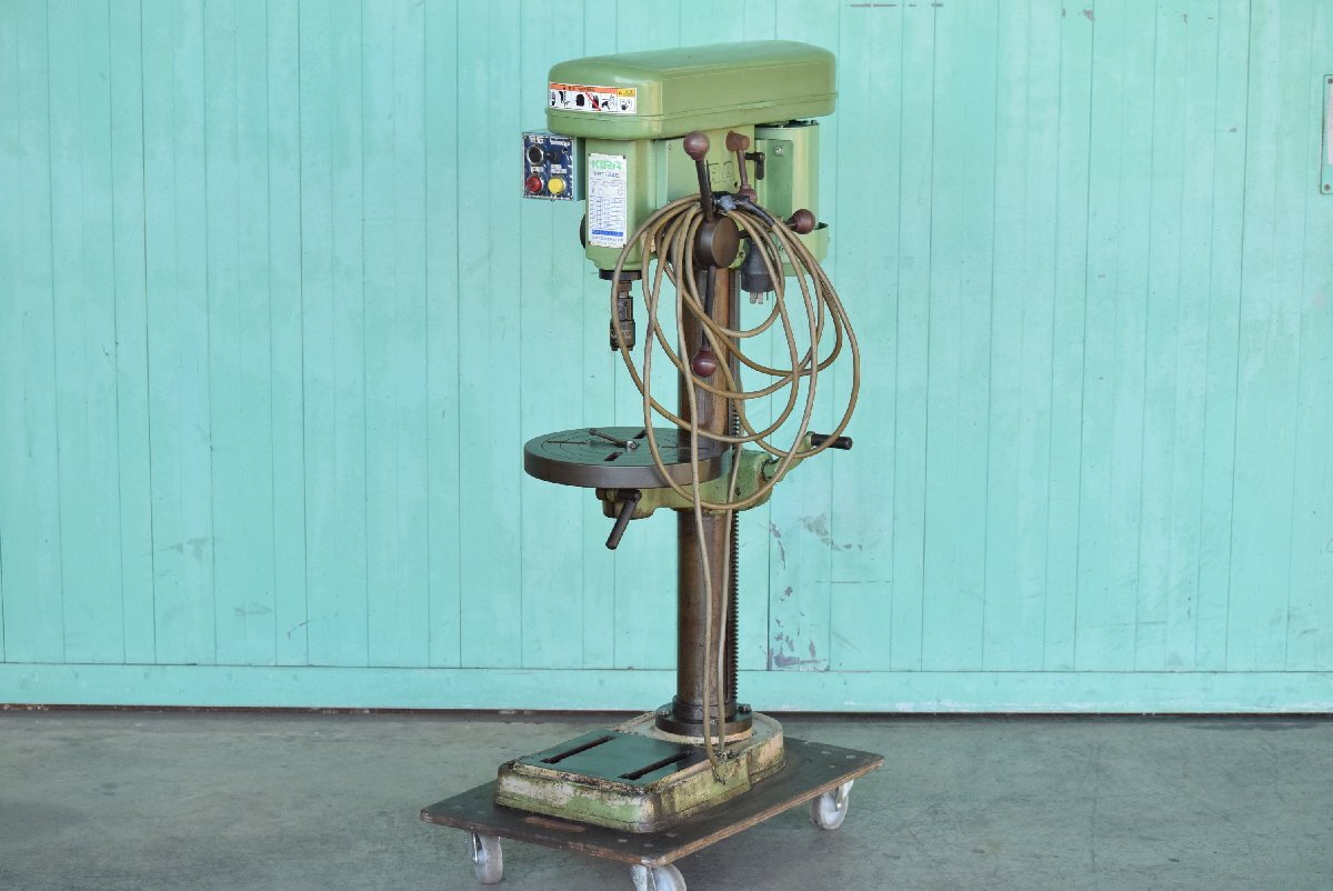 【ドリルタップ兼用】タッピングボール盤 吉良/キラ KRT-340 200V 動画あり 点検、清掃済み!!三重県拍卖