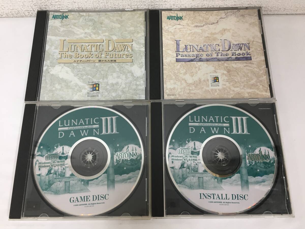 ●○B247 Windows 95/98 LUNATIC DAWN ルナティックドーン 前途への道標 開かれた前途 LUNATIC DAWN Ⅲ ルナティックドーン3 ディスクのみ拍卖